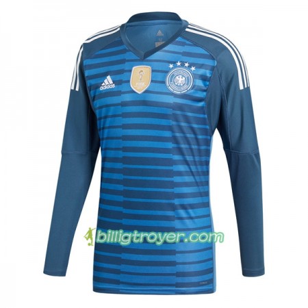 Billige Fotballdrakter Tyskland Keeper VM 2018 Hjemmedraktsett Langermet